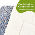 2 Pack Cat Blankets for Indoor Cats, Ultra Soft Reversible Mat, Fluffy Flannel Blanket for Small Dogs and Cats, Washable