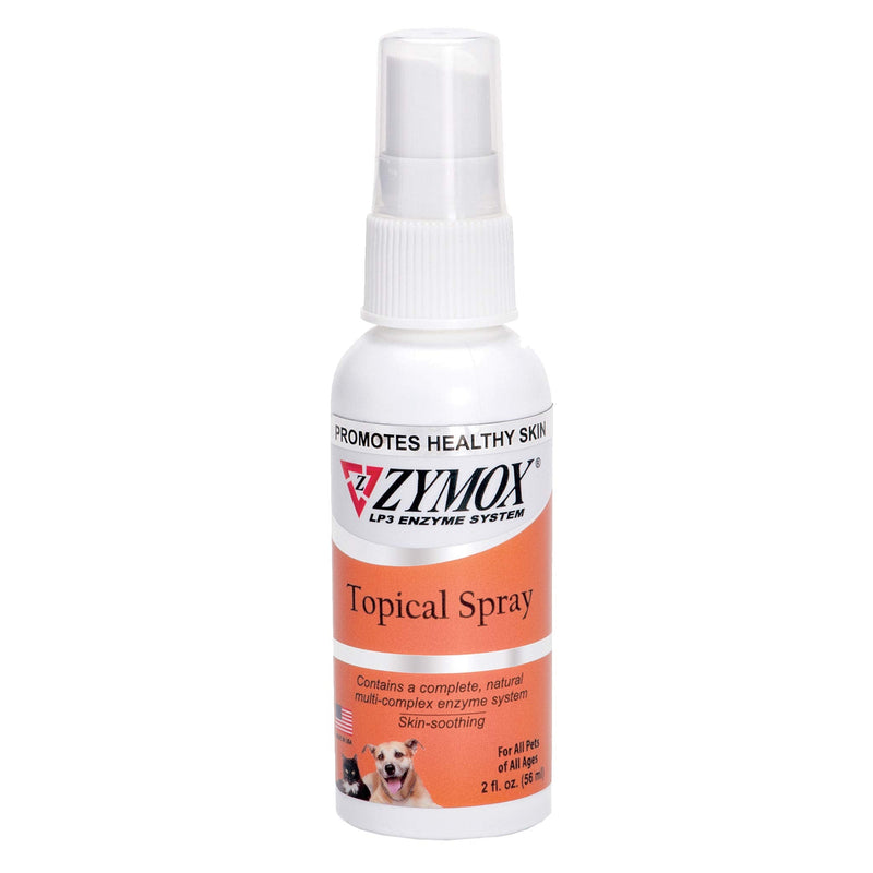 Zymox Topical Hot Spot Spray for Dogs and Cats Without Hydrocortisone, 2oz