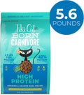 Tiki Cat Born Carnivore Dry Cat Food, Herring & Salmon Meal, 5.6 lb Bag