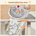 Taoqimiao Cat Tree, 38.5In Cat Tower for Indoor Cats, Suitable for Kittens