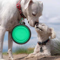 Collapsible Dog Bowls, Travel Dog Cat Water Bowl Portable Foldable Food Dishes with Carabiner Clip for Traveling, Hiking