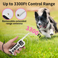 No Shock Dog Training Collar with Remote 3300ft Range