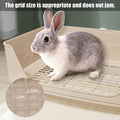 kathson Large Rabbit Litter Box Trainer, Potty Corner Toilet with Drawer Bigger Pet Pan for Adult Hamster, Guinea Pig, F
