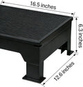 PAKEWAY Cat Ramp for Litter Box – Adjustable Elevated Cat Step for Senior Cats, Kittens & Small Pets – Fits Automatic & High-Sided Litter Boxes – Non-Slip, Easy to Clean Litter Box Ramp
