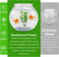 Plastic Goldfish Fish Bowl Drum Clear Aquarium Starter Kits
