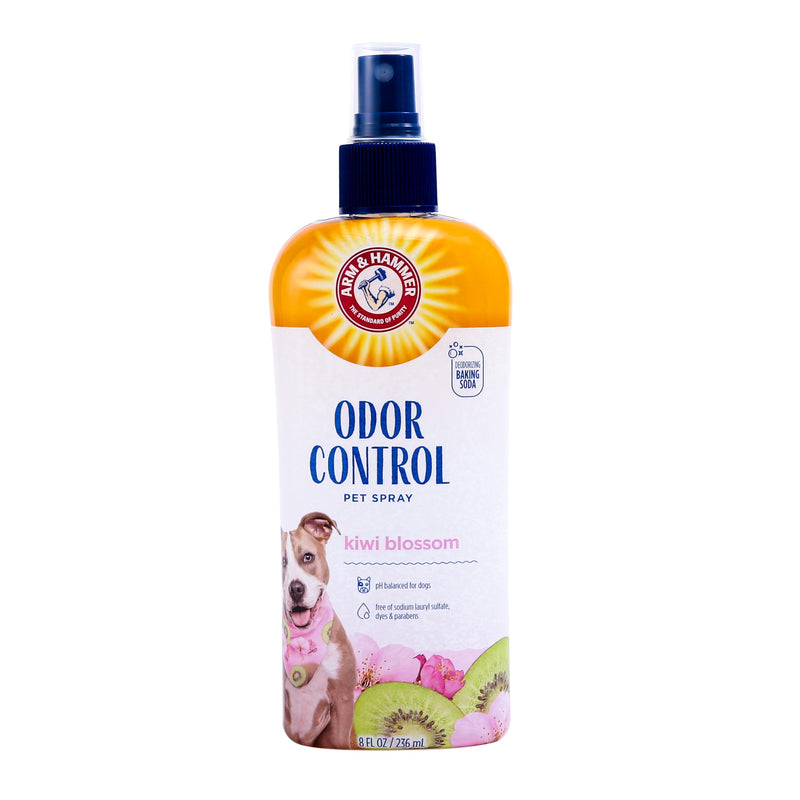Arm & Hammer for Pets Super Deodorizing Dog Spray with Baking Soda for Odor Control, Freshens Coat Between Baths, pH Balanced Formula for Dogs, 8 Fl Oz