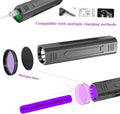 Wood's UV Lamp,Portable 365nm Pet Cat Dog UV Black light Flashlight Cat Ringworm Detector,Doctor Pet Urine Detector for Analyzing Skin Dog Cat Care Bed Bug Inspection