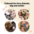 LuckyTail Dog Nail Grinder, Whisper-Quiet, Low-Vibration Trimmer with Light