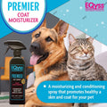 EQyss Premier Pet Spray - Moisturizes & Conditions for Healthy Skin & Coat, Non- greasy, Repels Dust & Dirt - Great for Dogs, Cats, Puppies (16 oz)