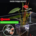 2 PCS Aquarium Plant Holder Top Hanging Fish Tank Plant Pot Aquarium Planter Cups for Water Feature Decoration