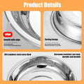4 Pcs Stainless Steel Cat Bowls, 5.5 Inch Whisker Friendly Shallow Cat Food Bowls, Small Metal Pet Dish for Kittens and Indoor Cats, Basic Replacement Plates for Elevated Feeder Stands,Dishwasher Safe