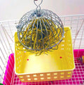 Tfwadmx Rabbit Hay Feeder, Grass Play Hay Ball Chew Toy Stainless Steel Food and Grass Frame Bowls, Small Animals Hay Ma