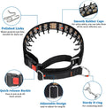 Mayerzon Martingale Dog Collar No Pull, Black, M | Neck Cir 14.5"-18.5"