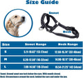 Dog Head Collar, Head Collar with Reflective Strap to Stop Pulling for Small Medium and Large Dogs, Adjustable
