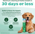 TropiClean Frehs Breath Tripleflex Dog Toothbrush for Large Dogs