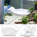 Betta Fish Hammock Shell, Shell Bed with Strong Suction Cup (White)