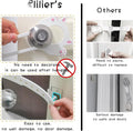 Elilier Cat Door Latch Holder,【8 Adjustable Sizes】 Stronger Flex Cat Door Stopper, Keep Door Open 1.5" to 8", Let's Cats in and Keeps Dogs Out of Litter & Food, No Tool Required & No Wall Damage