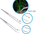 Aquarium Aquascaping Tool, Long Tweezers Scissors Spatula, 4 in 1 Stainless Steel Aquatic Plants Set for Fish Starter Ki