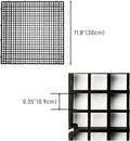 Black Aquarium Divider Panel Fish Tank Separator Plastic Grid