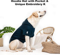 Koneseve Dog Hoodie Fleece Puppy Clothes Warm Sweater with Hat for Small Dogs Cat Hooded Shirt Kitten Pet Basic Hoodies 