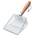 ARMLULU Cat Litter Scoop, Kitty Metal Scooper with Hook and Hole, Stainless Steel Kitten Poop Lifter for Litter Box, Non Stick, Durable and Heavy Duty Sifter for Easy Clean