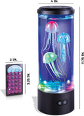 Discovery™ Jellyfish Aquarium Lamp – Color‑Morphing LED Bedroom Night Light with Remote| 15 Light Options| Lifelike Floa