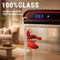 5 Gallon Fish Tank, Betta Aquarium Self-Cleaning Kits, 100% Glass Materia
