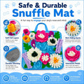 Tesitehi Snuffle Mat for Dogs Sniffing Feeding Mat for Small and Medium Breed Dogs and Cats Non-Slip/Portable/Durable Interactive Puzzle Pet Puppies Toys Encourages Natural Foraging Skills