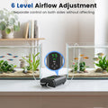 AQQA Battery Powered Aquarium Air Pump, Quiet Fish Tank Oxygen Pump