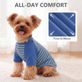 KYEESE 2Pack Dog Sweater, Soft Puppy Sweatshirt Stretchy Pullover Dog Sweater for Small Dogs Boy, Lightweight Fleece Cat Shirt Pet Clothes with Sleeves, M