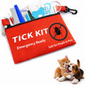 Auibor 54-in-1 Tick Removal Tool Kit for Dogs, Cats & Humans, Stainless Steel Tick Tweezers Hook Puller Set with Waterproof Case, Safe & Painless Tick Remover for Outdoor Hiking Camping