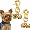2 Pcs Bell for Dog Collar, Dog Collar Bells Gold