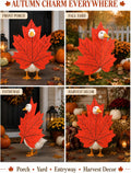 Porch Goose Outfits Fits 17-23 Inch,Halloween Christmas Clothes，Leaf-B