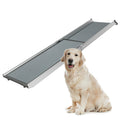 PetSafe Happy Ride Extra Long Telescoping Dog Ramp, Portable Pet Ramp for Cars, Trucks & SUVs with Adjustable Sizing