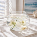 Clear Plastic Fish Bowl Round Aquarium 8.6 Inch Wide