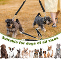 Double Dog Leash, 360° Swivel No Tangl-e Bungee Walking Training Leashes, Comfortable Shock Absorbing Reflective Bungee 