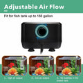 hygger 5W/10W Ultra Quiet Aquarium Air Pump, Adjustable Oxygen Aerator with Dual Outlets – 160 GPH/250 GPH for Fish Tank