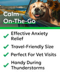 BARK&SPARK Advanced Calming Chews for Dogs - Separation Anxiety Relief for Dogs w/Hemp Oil + Melatonin - Relief During Fireworks, Storms - Aggressive Behavior, Barking, Stress Aid - 90Chews