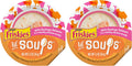 Friskies Purina Grain Free Lickable Cat Food Toppers Lil’ Soups with Sockeye Salmon in Chicken Broth - 1.2 oz. Cups,(Pac