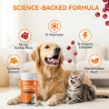 PUAINTA Cat Hairball Remedy & Cranberry Urinary Tract Support for Dogs & Cats, Reduce Shedding, Skin & Coat,UTI & Bladde