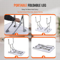 VEVOR 36 x 24 Inch Pet Grooming Table, Foldable, 2 Height Adjustable Arms, No-Sit Haunch Holder with Grooming Loop, 330L