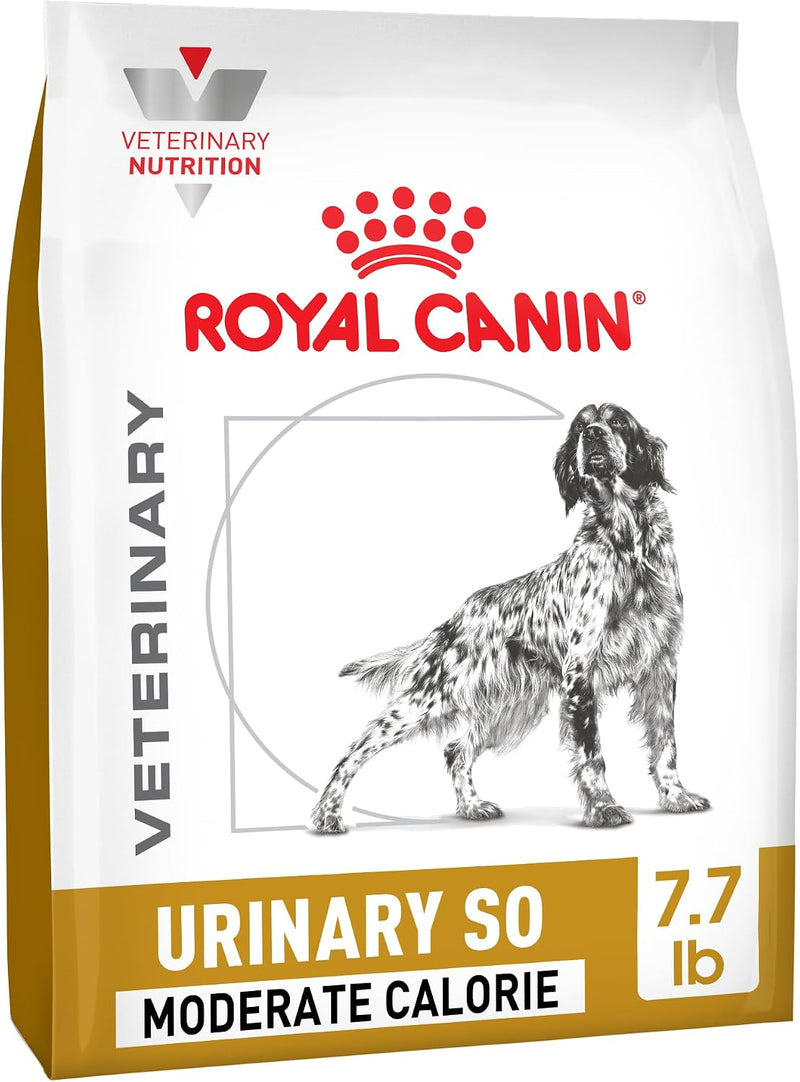 ROYAL CANIN Veterinary Diet Canine Urinary SO Moderate Calorie Adult Dry Dog Food, 7.7 lb Bag