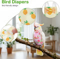 4 Pcs Bird Diaper, Parrot Diapers with Waterproof Inner