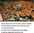5W Reptile Heating Mat 5.9 Inch *5.5 Inch 110v -- Reptile Heat Pad with Temperature Adjustment, Terrarium Heat Mats, Saf