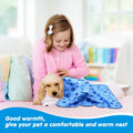 Chumia 28 Pcs Puppy Blanket Bulk Fleece Dog Blanket