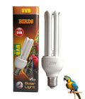 KINGYEENUO E26 UVA UVB Light Bulb for Birds 2.4 UVB 20W Compact Flourescent Lamp for All Kinds Captive Birds, Natural Sunlight Simulation Bird Parrot Light Bulb Compact UVB Lamp Bird Cage UVB Light