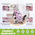 Cat Surgery Recovery Suit, Kitten Onesie for Spay Abdominal Wound