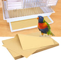 45 Pcs Bird cage Liner Paper, 11 x 17 inch Gravel Liner Paper for Bird Cage, Parrot Cage Sandpapers Cushion Pad Birdcage