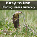 Surfante Animal Handling Gloves Bite Proof with 40inch Collapsible Snake Hook,Suitable for Falcon Dog Cat Bird Reptile Snake