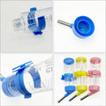 Allzone 3 PCS Hamster Water Bottles, No Drip Hanging Water Feeder Dispenser, Hanging Hamster Bottle for Guinea Pigs, Chi
